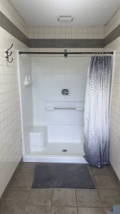 Shower at 2Goods Wildfoot RV Park