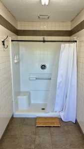 Shower at 2goods Wild Foot RV Park