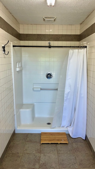 Shower at 2goods Wild Foot RV Park
