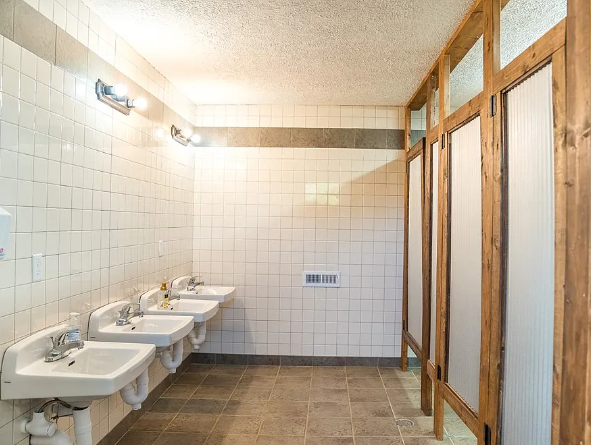 Bathroom at 2Goods wildfoot RV Park