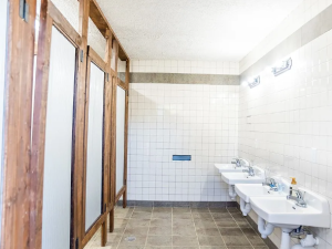 Bathrooms for campers use