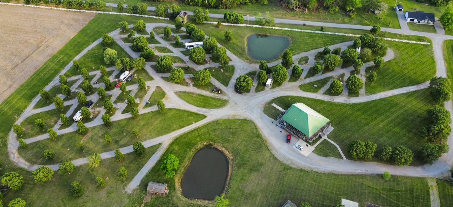 2Goods arial view of the rV campground