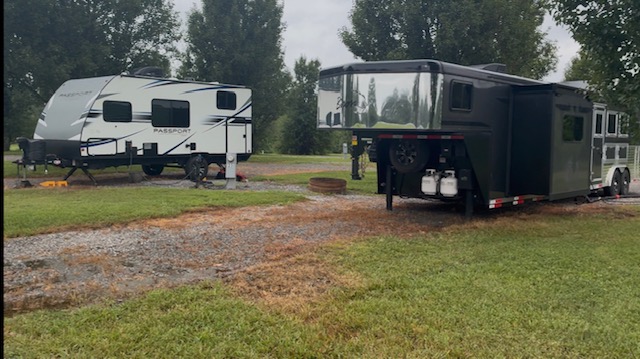 Horse Trailer and RV at 2Goods RV Park